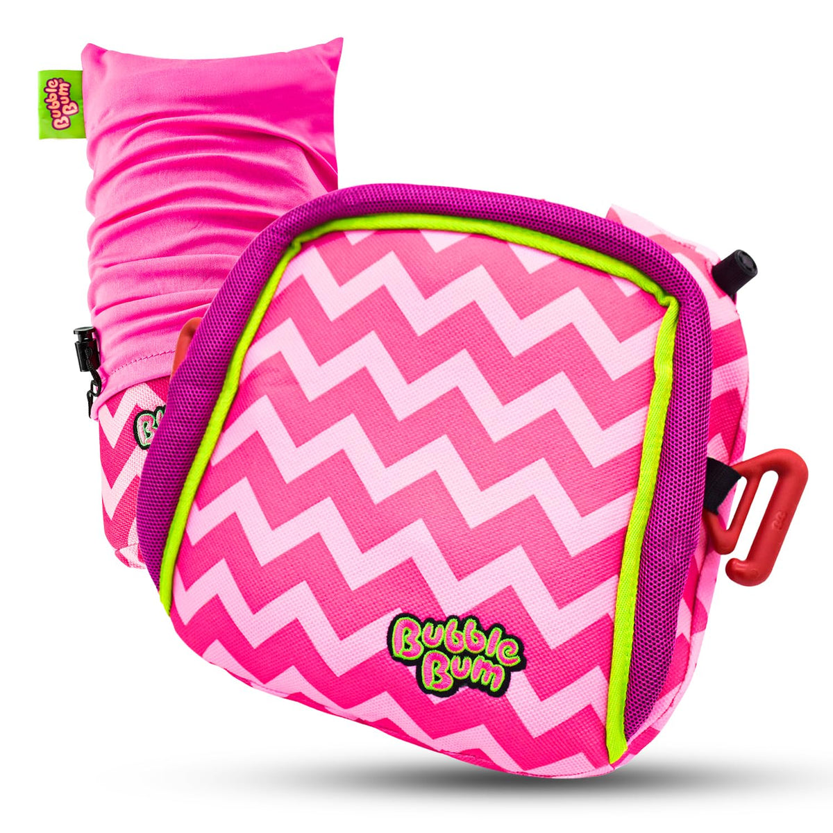 BubbleBum booster seat inflates quickly for travel safety