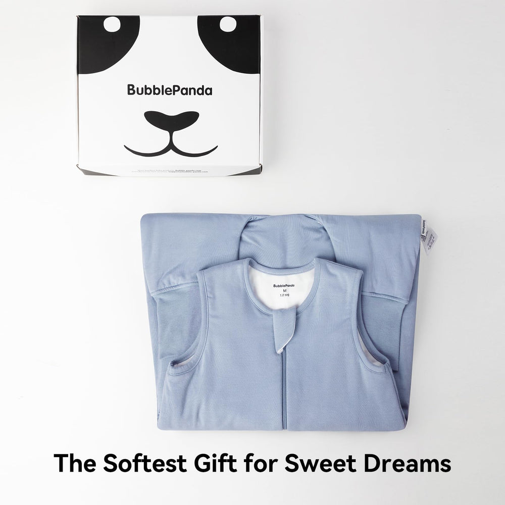 BubblePanda 2-way zipper enables effortless midnight diaper changes.