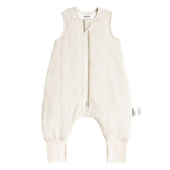 BubblePanda bamboo sleep sack with feet for 24-36 months, cozy and roomy for movement