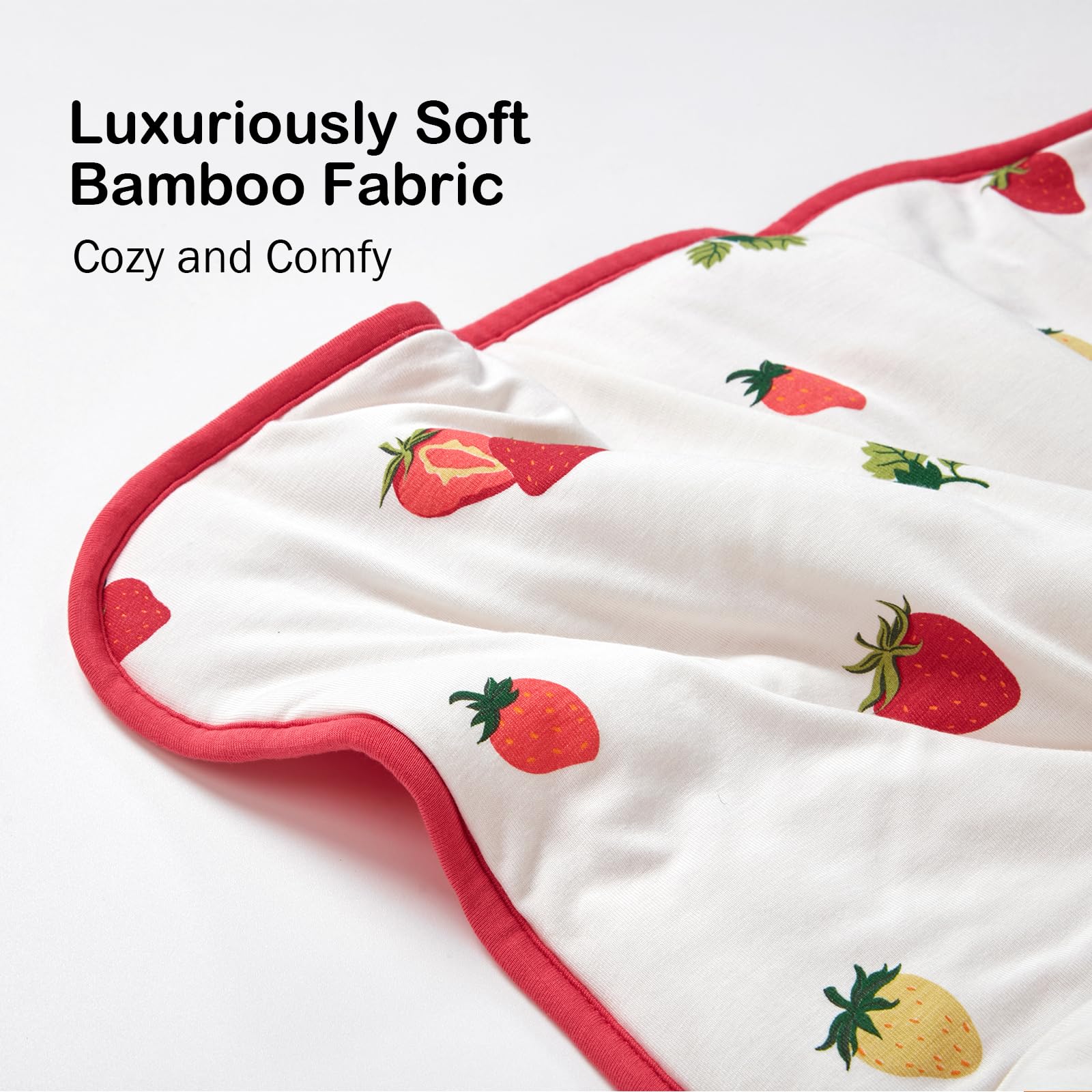 BubblePanda 30x40 blanket laid flat for versatile nursery use.