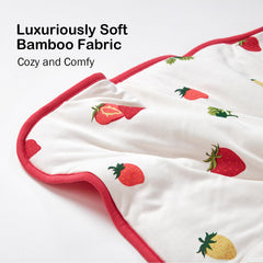 BubblePanda 30x40 blanket laid flat for versatile nursery use.