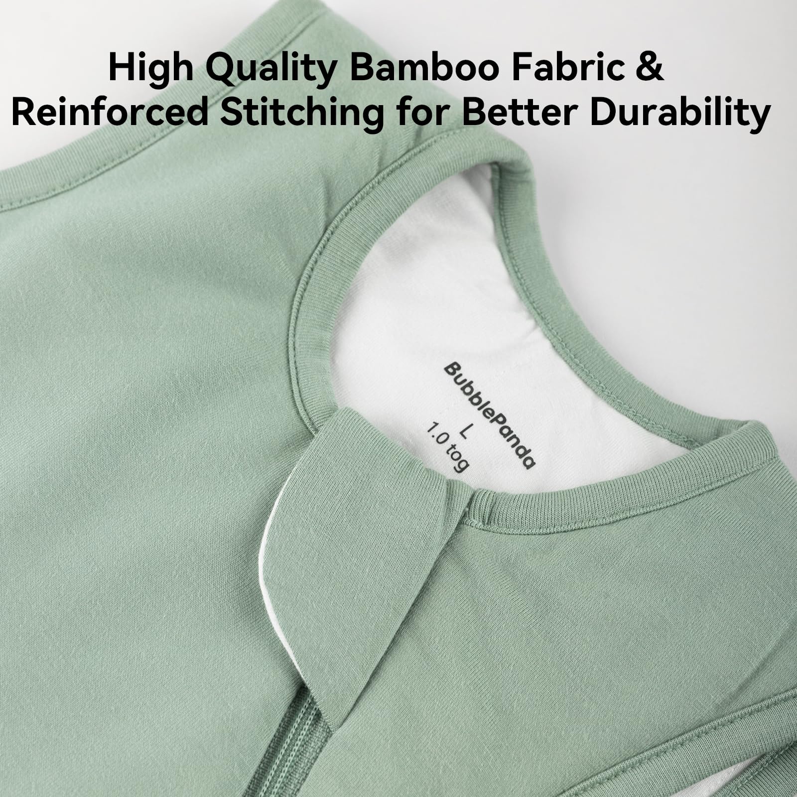 BubblePanda breathable fabric aids moisture management for day and night wear.