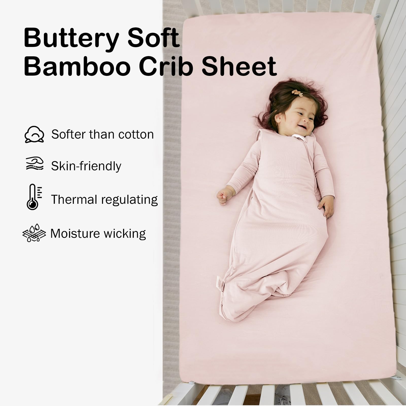 BubblePanda rayon bamboo fabric texture highlighting breathable moisture-wicking comfort