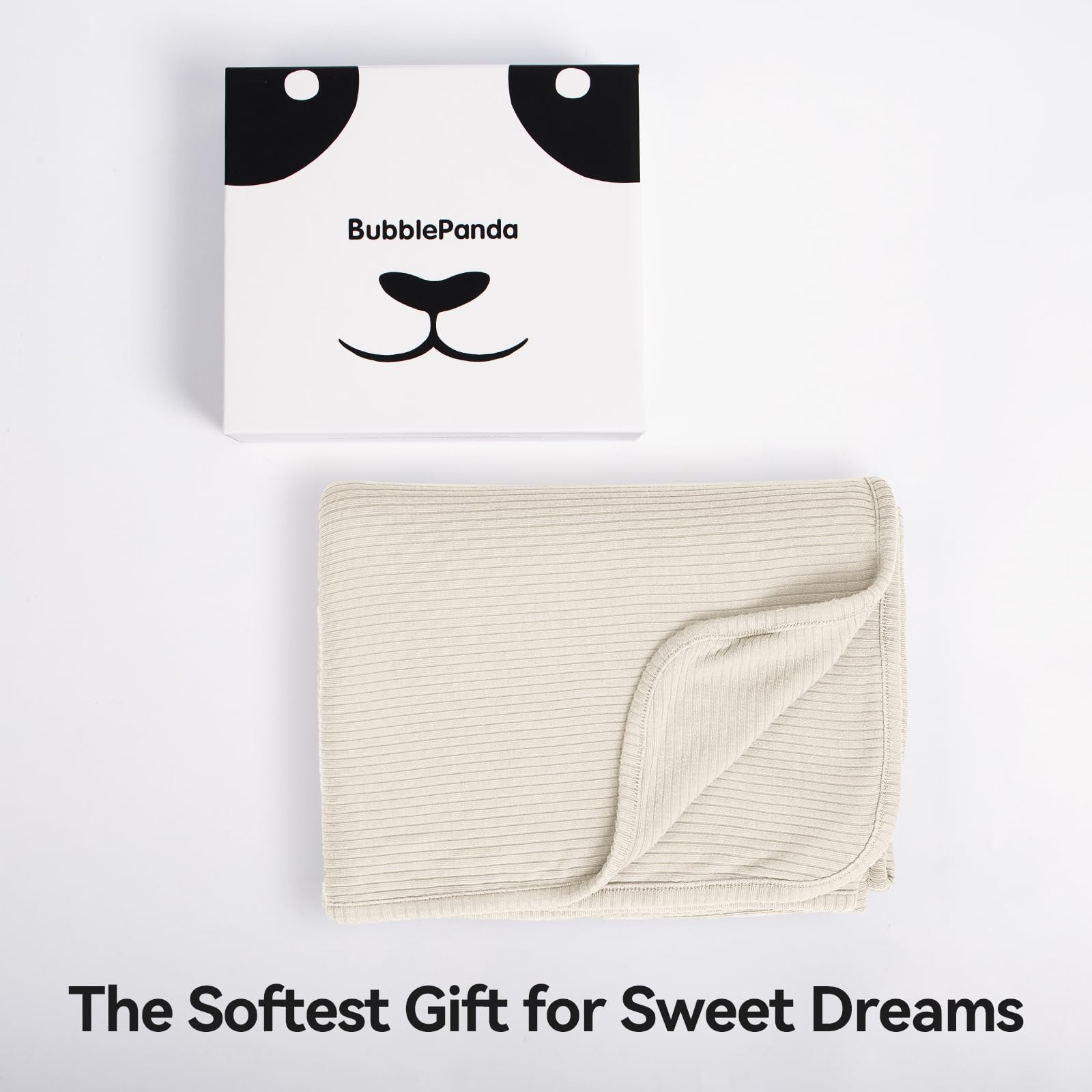 BubblePanda glacier blanket color adds calm, versatile style to any room.