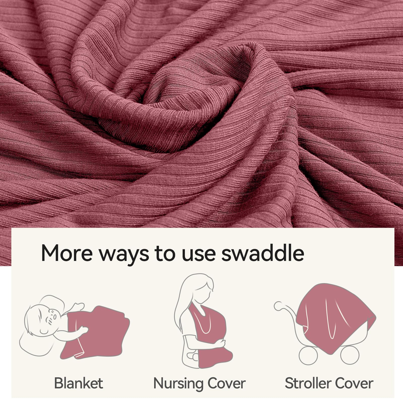 BubblePanda lightweight nursing cover for discreet on-the-go use.