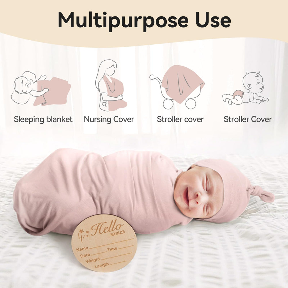 BubblePanda swaddle is machine washable for easy baby care.
