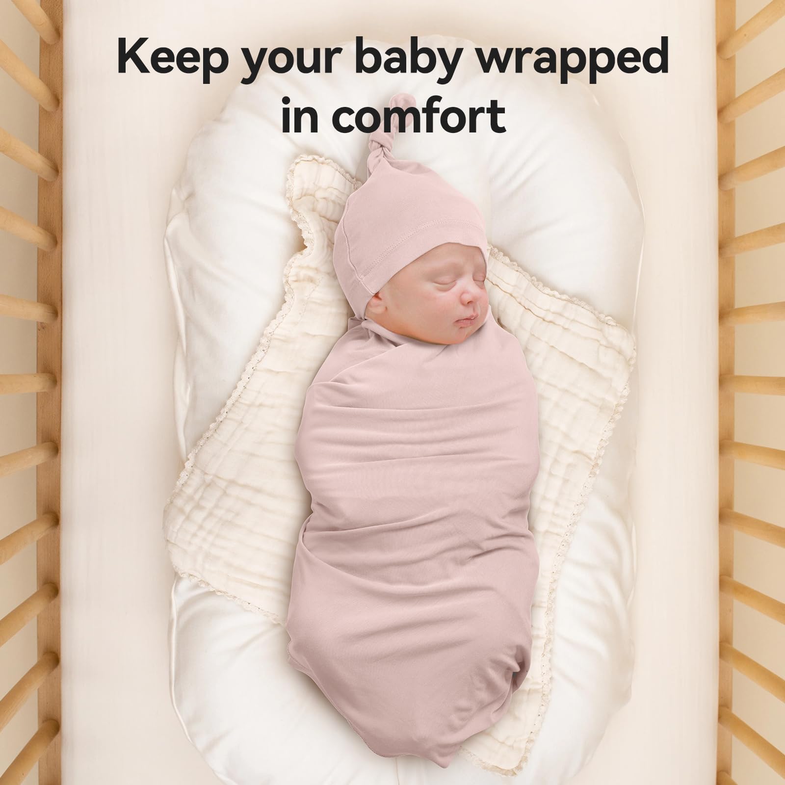 BubblePanda blanket serves as swaddle, cover, and burp cloth.