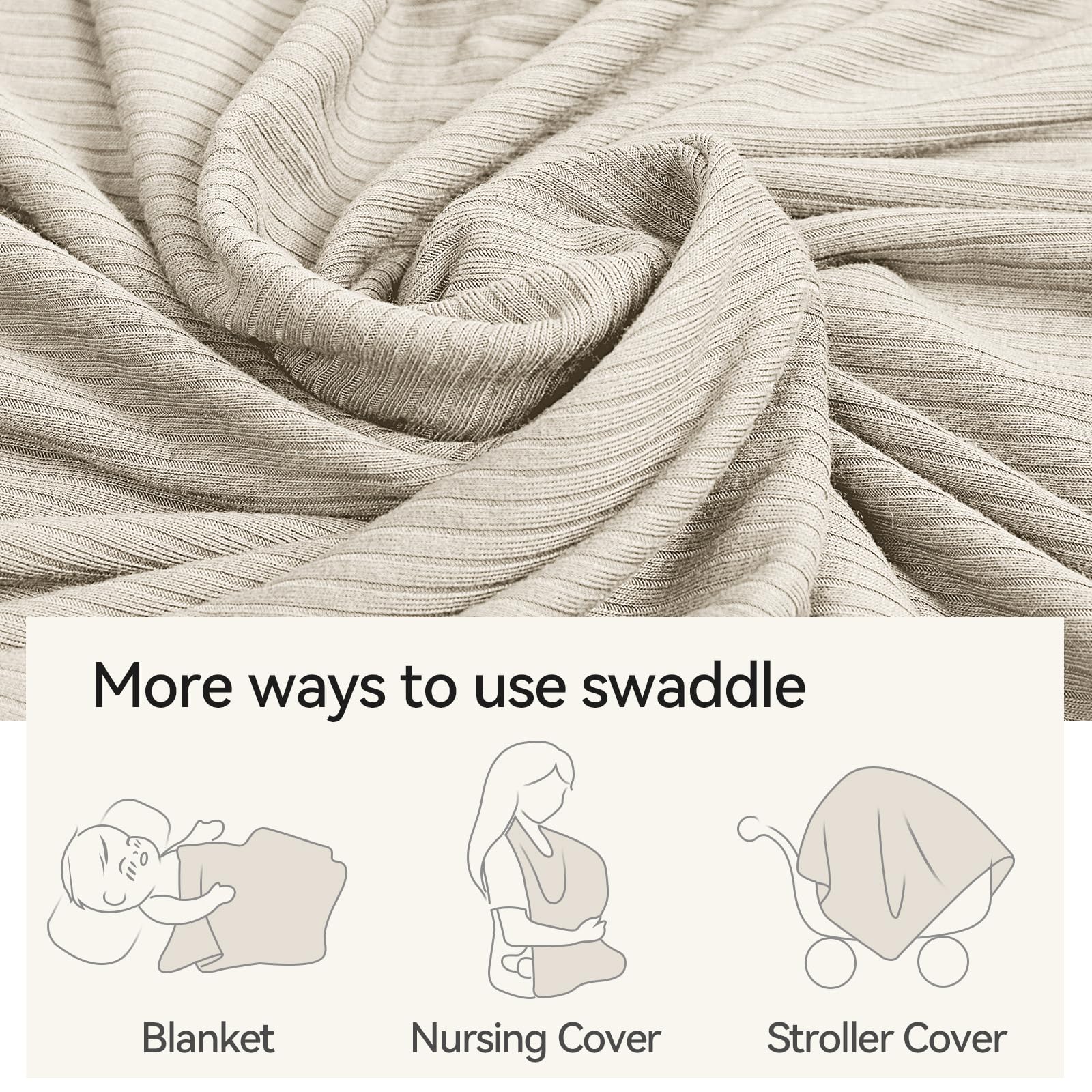 BubblePanda multiuse blanket serves as nursing cover, play mat, or lightweight throw.