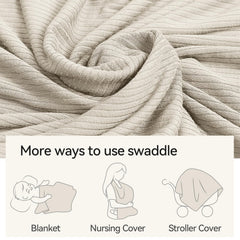 BubblePanda multiuse blanket serves as nursing cover, play mat, or lightweight throw.