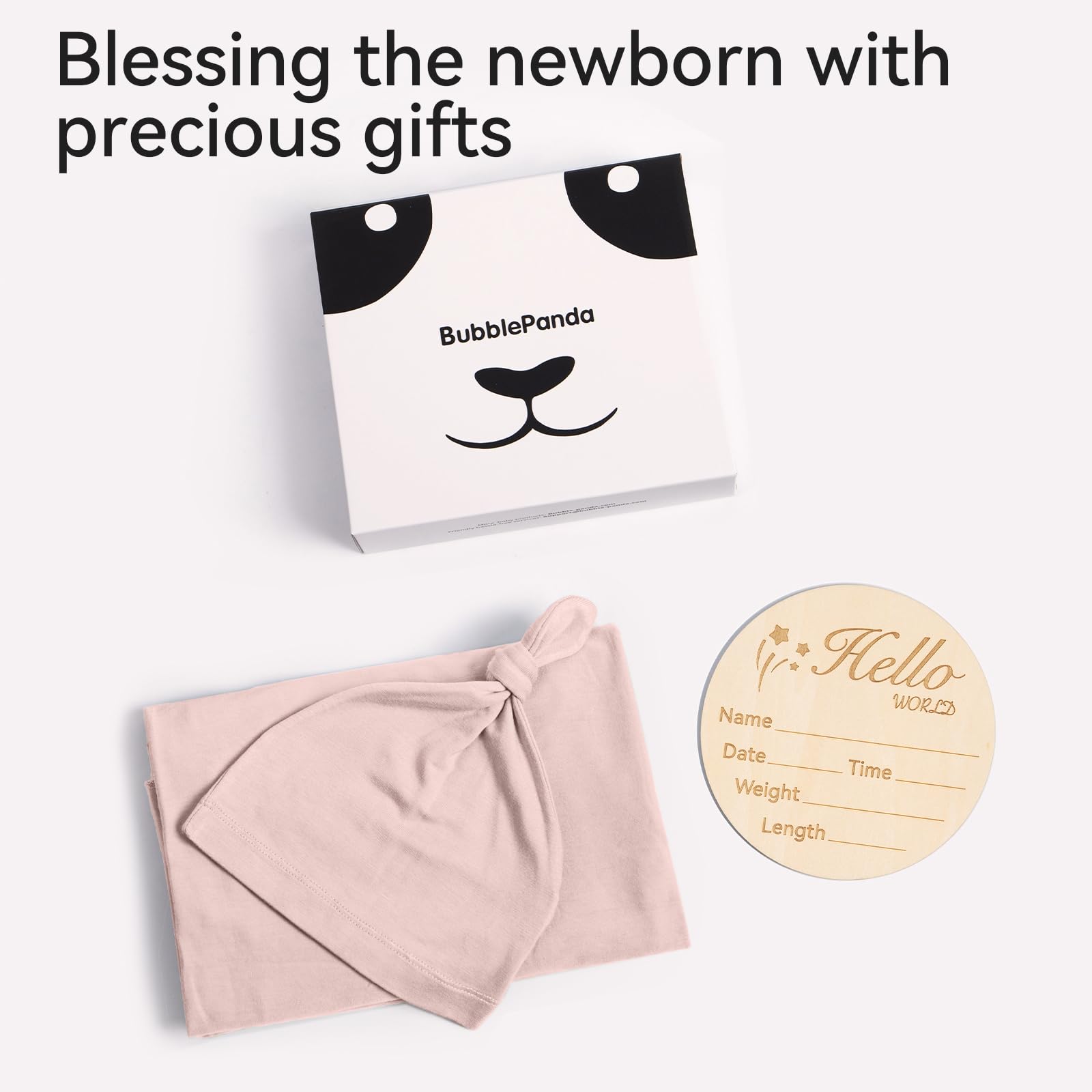 BubblePanda newborn outfit and cover ideal for car seats and hospital wear.