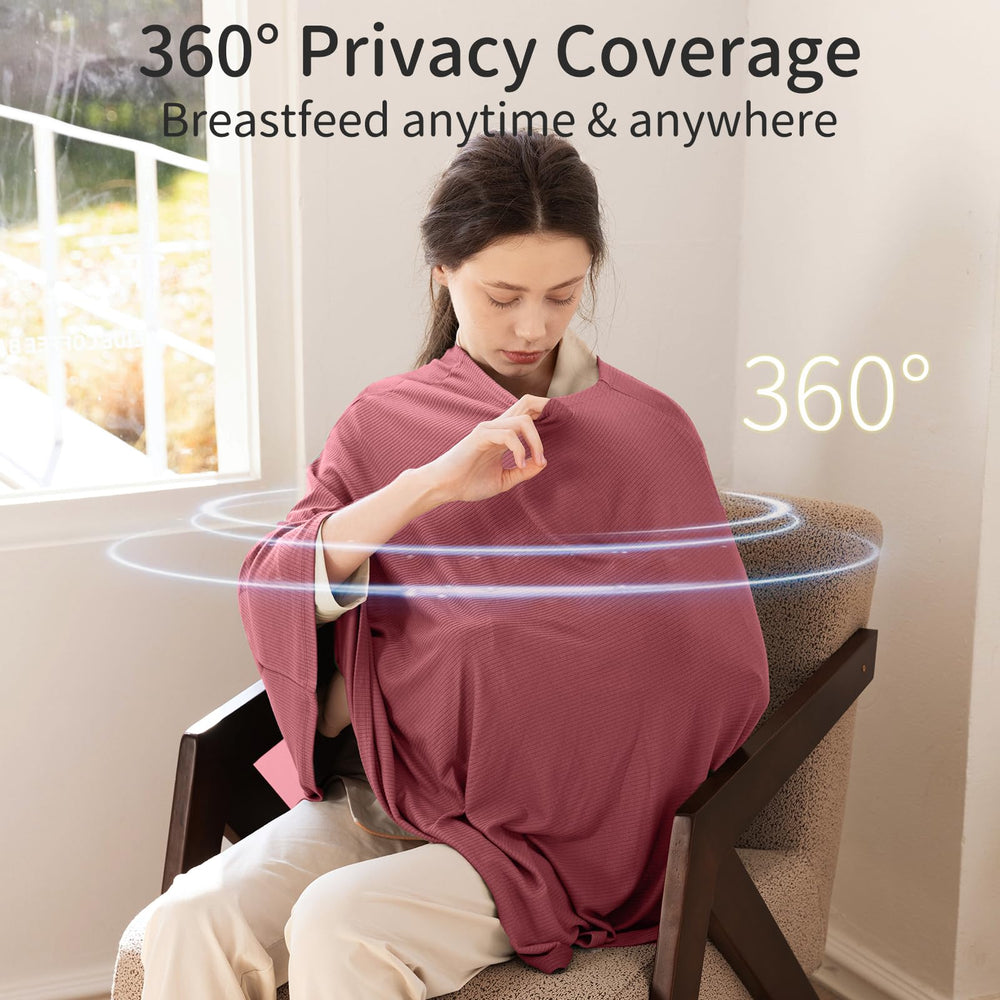 BubblePanda nursing cover lightweight drape ready to wear