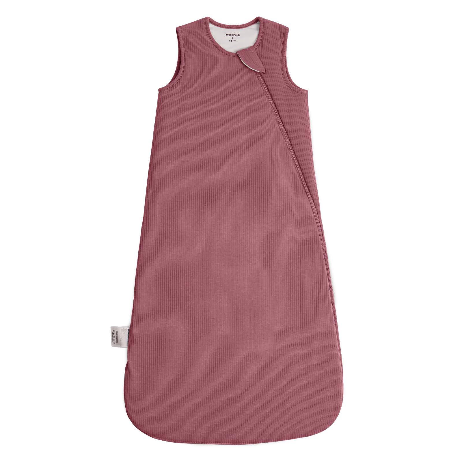 BubblePanda rayon bamboo sleep sack outer view highlights breathable fabric for comfort.