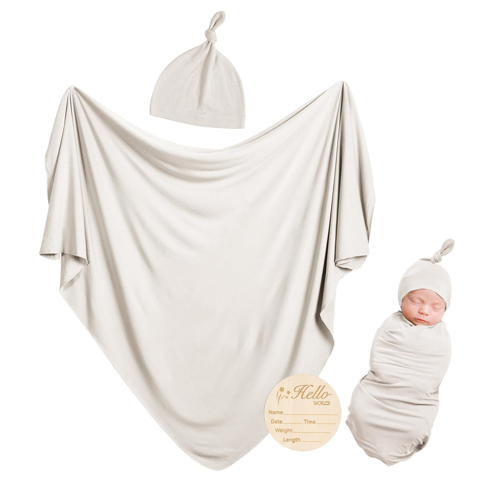 BubblePanda rayon bamboo swaddle blanket soft texture for gentle newborn comfort.
