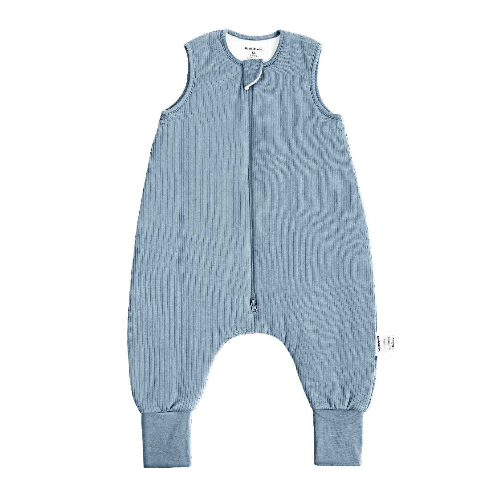 BubblePanda rayon sleep sack with feet for cozy, breathable 12-24m sleep.
