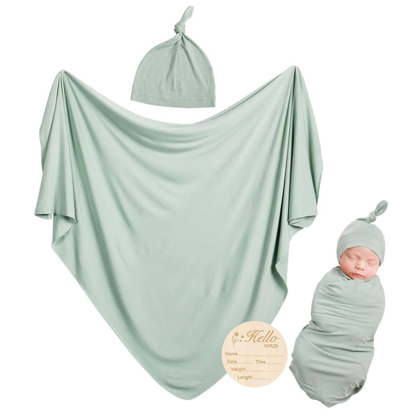 BubblePanda rayon swaddle blanket for calm newborn sleep