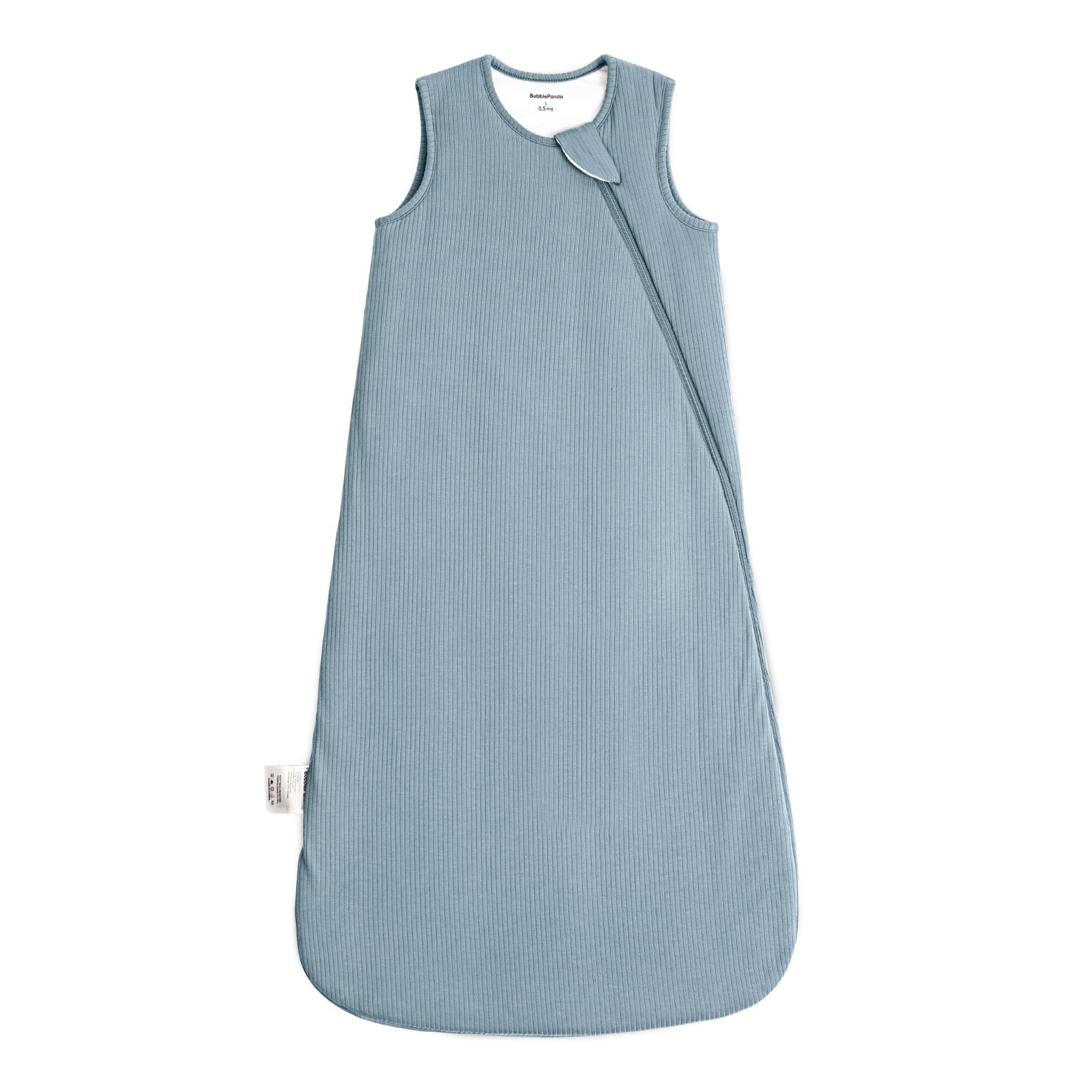 BubblePanda sleep sack 12-18 months showcases breathable bamboo rayon for comfortable sleep.