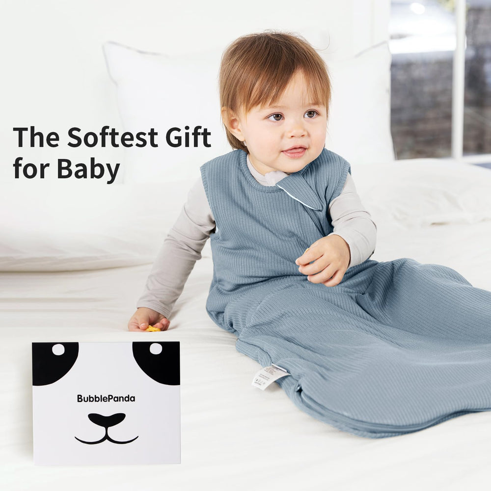 BubblePanda sleep sack offers breathability and temperature regulation for comfy nights.