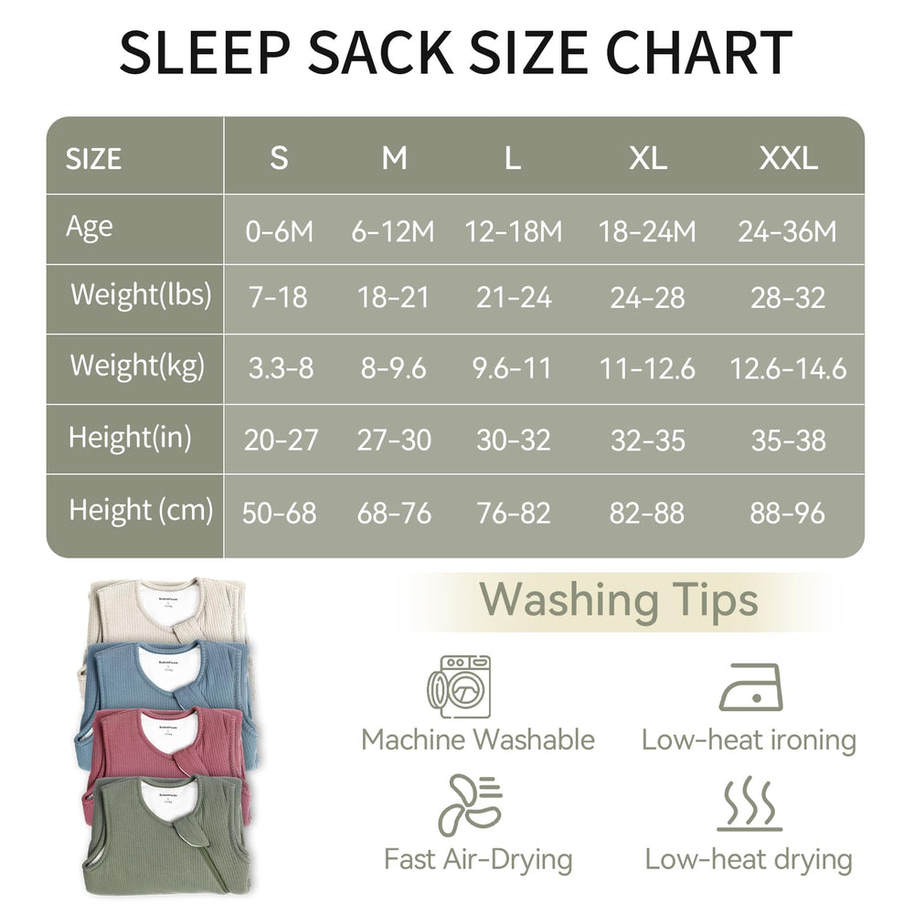BubblePanda sleep sack is machine washable for simple care.