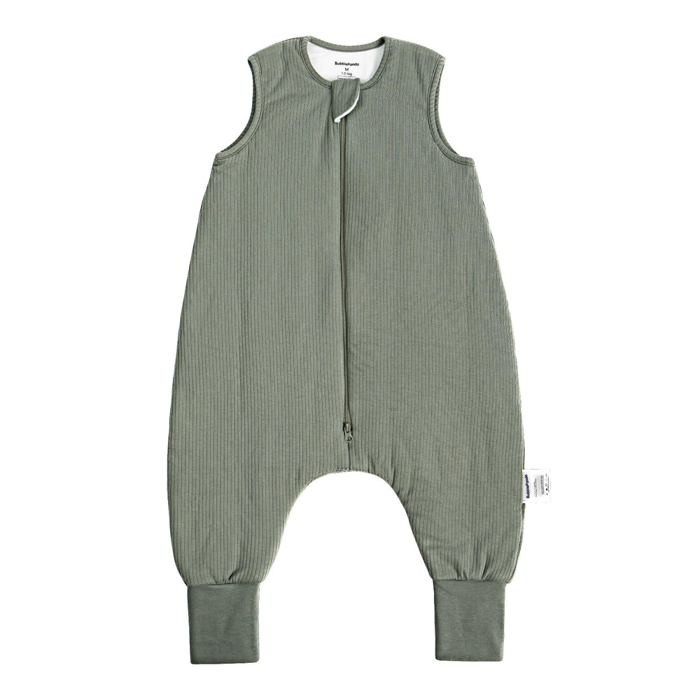 BubblePanda sleep sack footed 3T-4T keeps little legs warm while crawling.