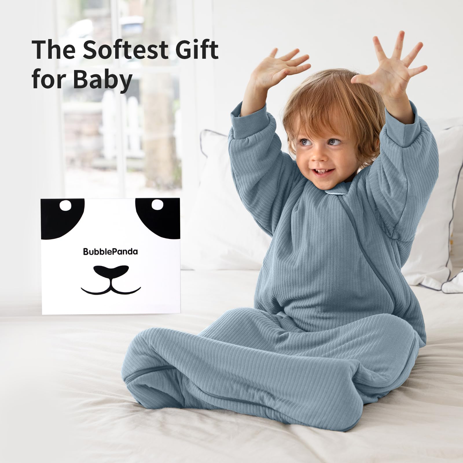 BubblePanda machine washable sleep sack designed for busy families
