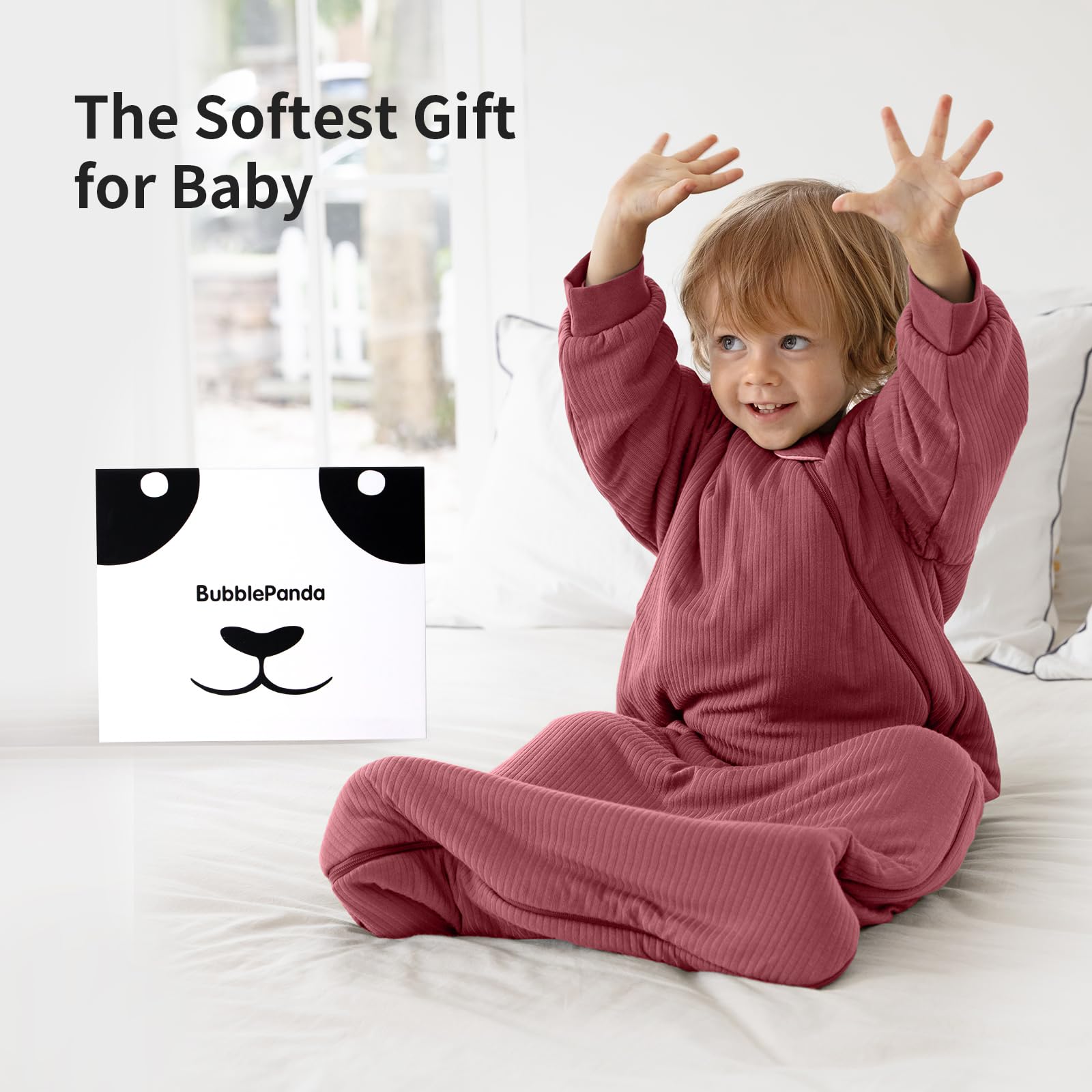 BubblePanda sleep sack is machine washable and durable