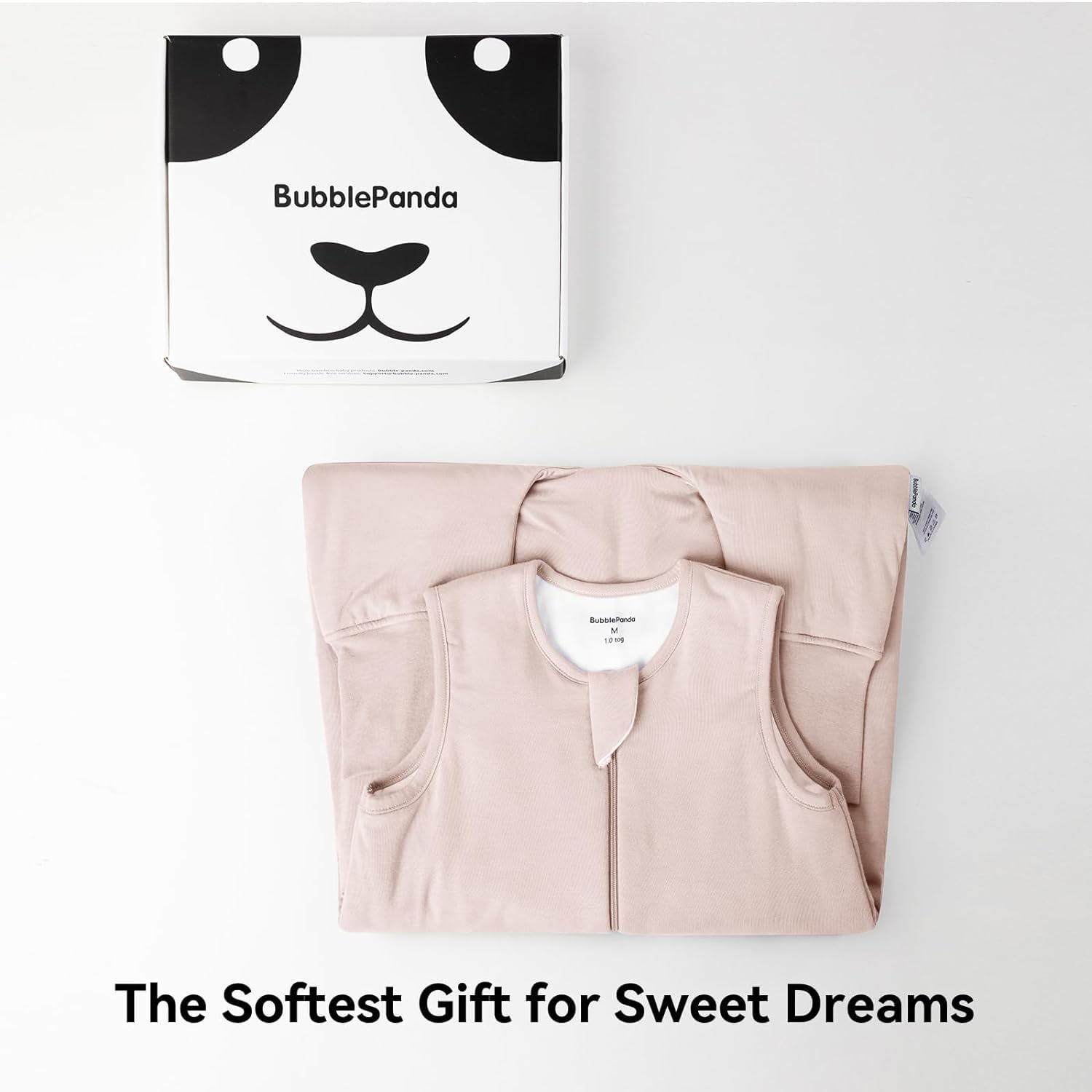 BubblePanda neck safety design minimizes loose fabric for safer sleep.