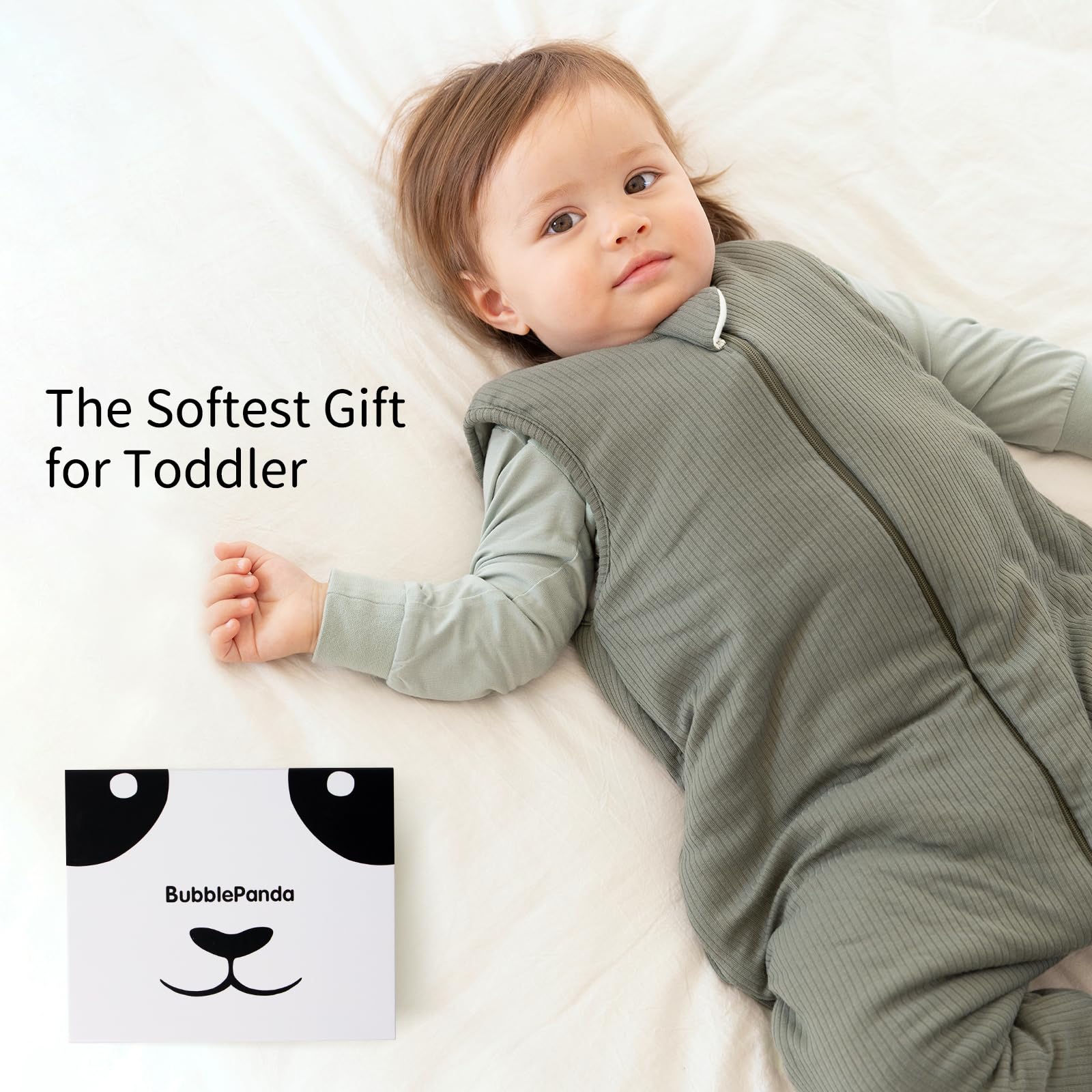 BubblePanda sleep sack displayed ready for bedtime with cozy feel