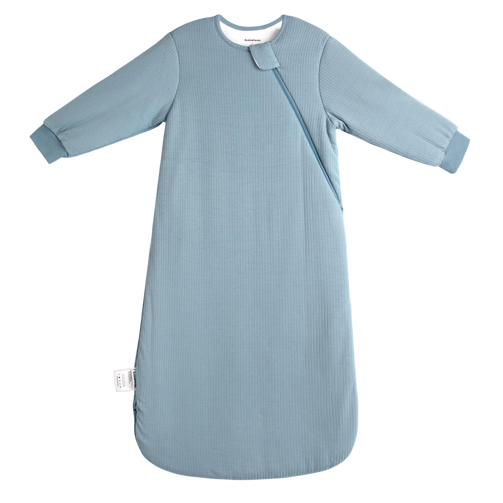 BubblePanda sleep sack close-up shows soft fabric for gentle, breathable comfort.