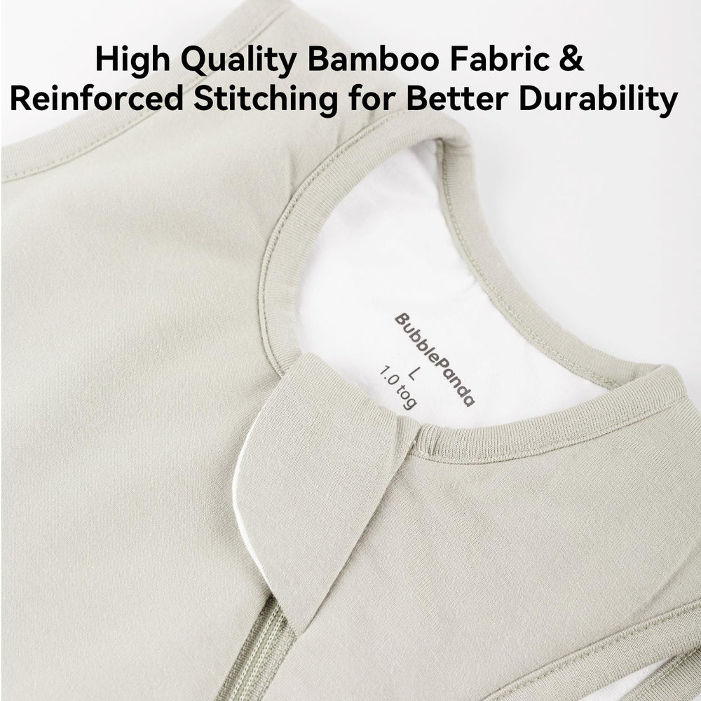 BubblePanda stretchy leg room supports frog-leg sleeping