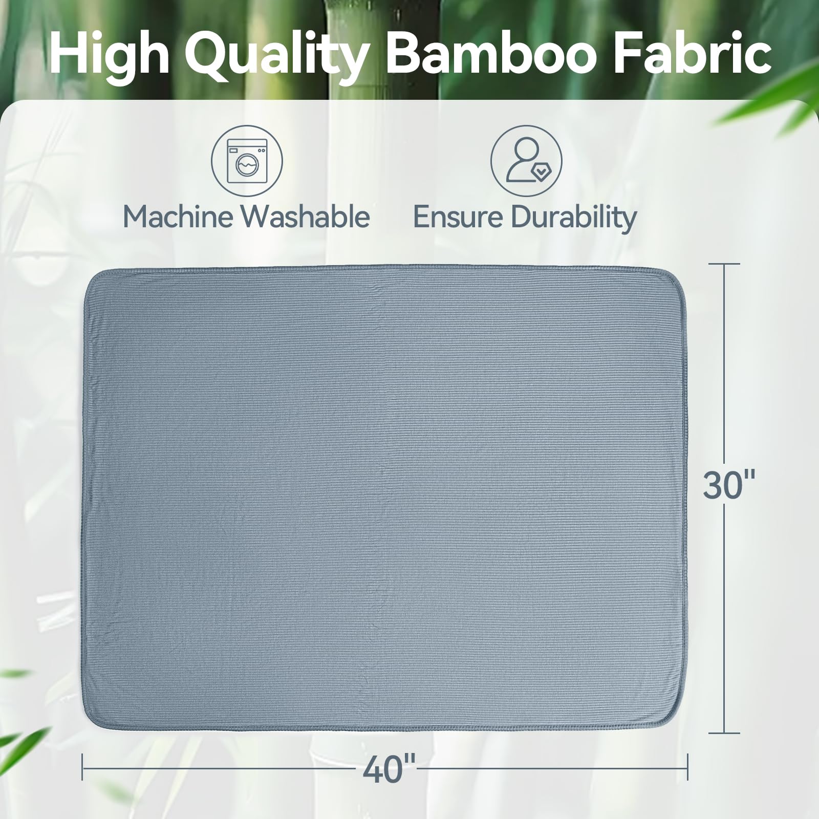 BubblePanda double-layer blanket provides extra warmth and durability.