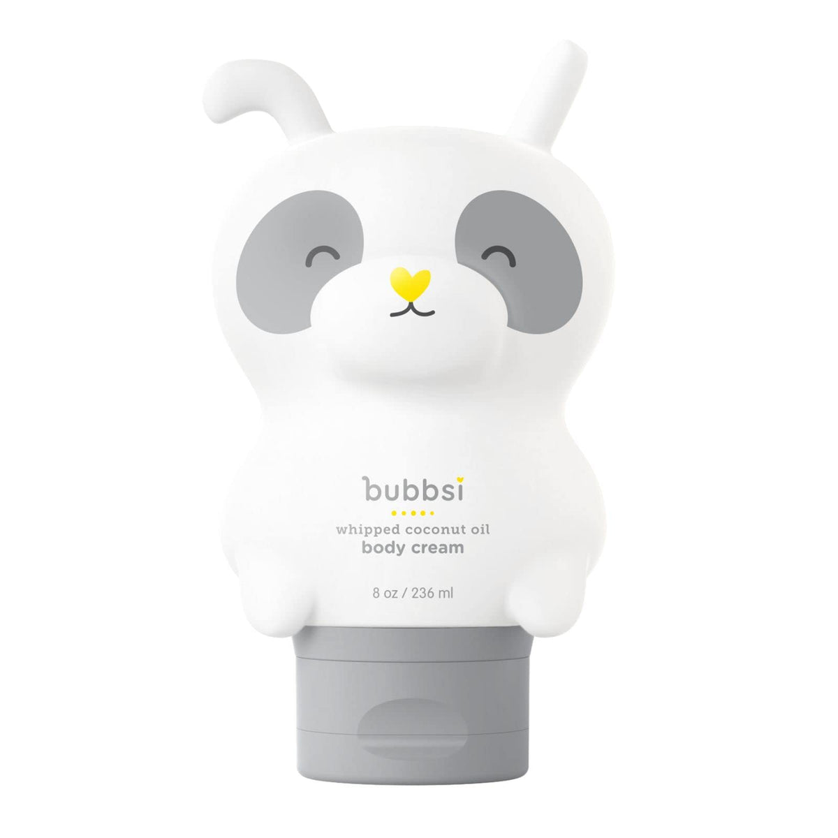 Bubbsi whipped coconut oil baby lotion jar close-up showing rich hydration for dry skin
