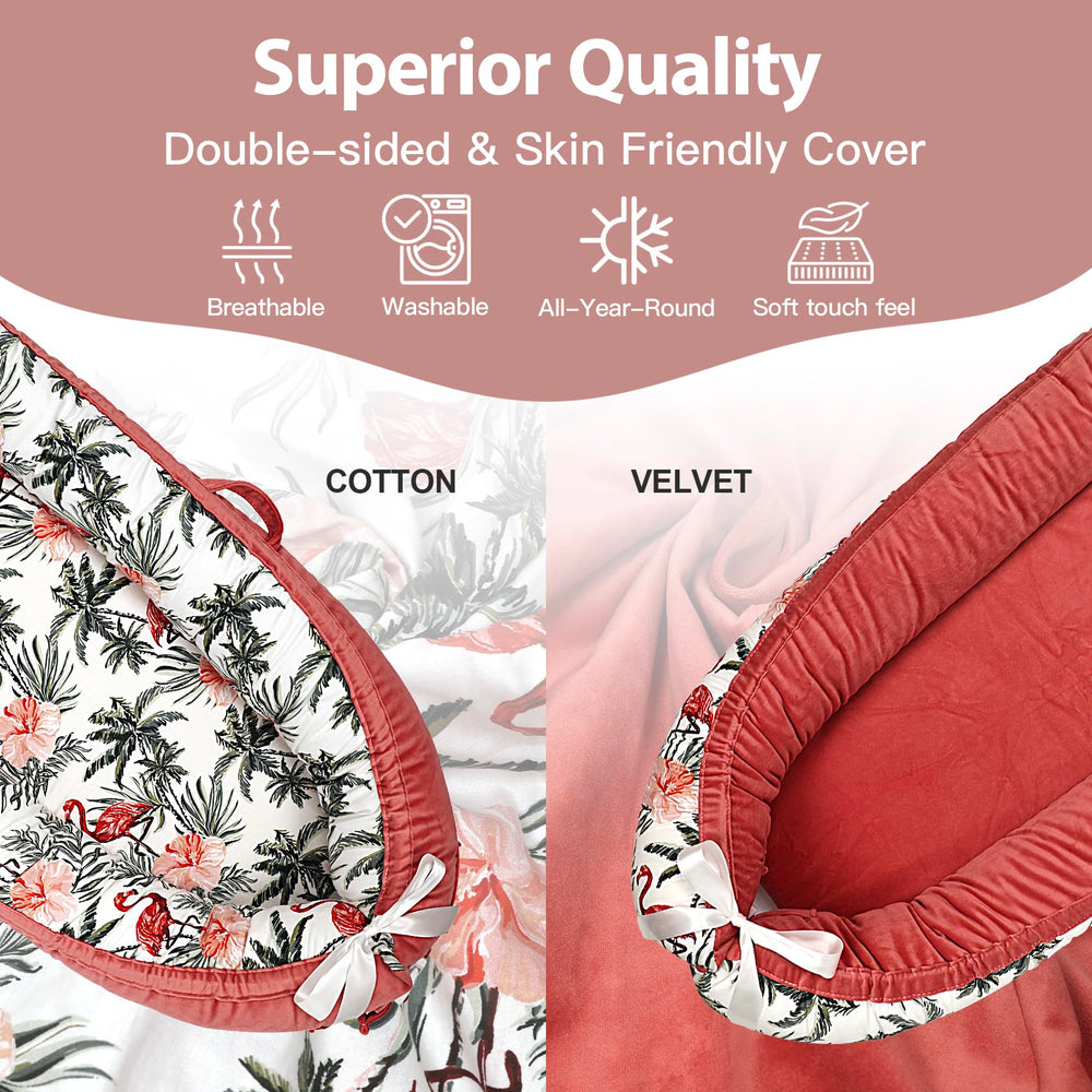 Bubbyhuts soft breathable outer layer keeps baby comfortable all day.