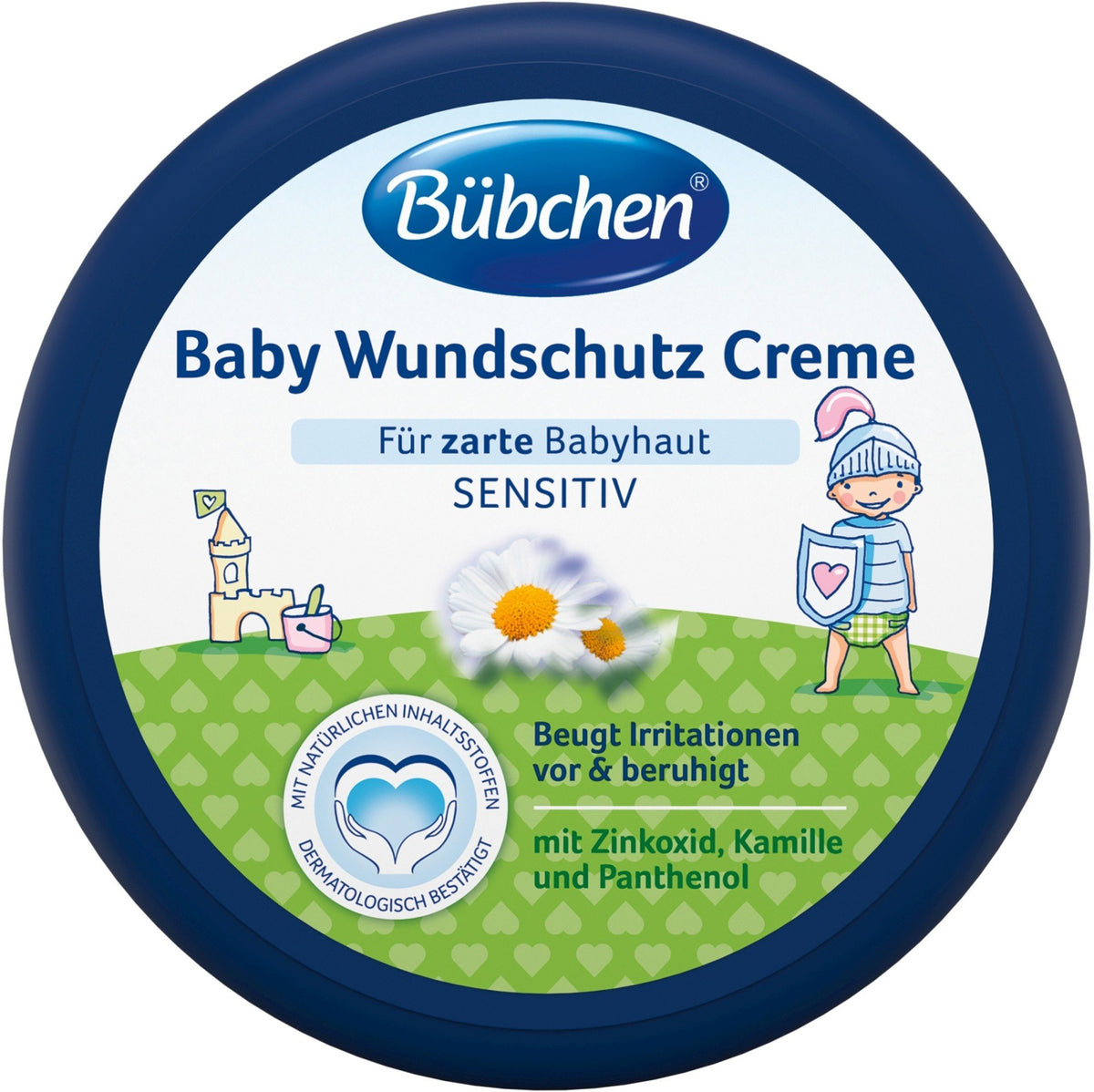 Bübchen Wundschutz Baby Cream 150 ml tub delivers gentle moisture for delicate baby skin.