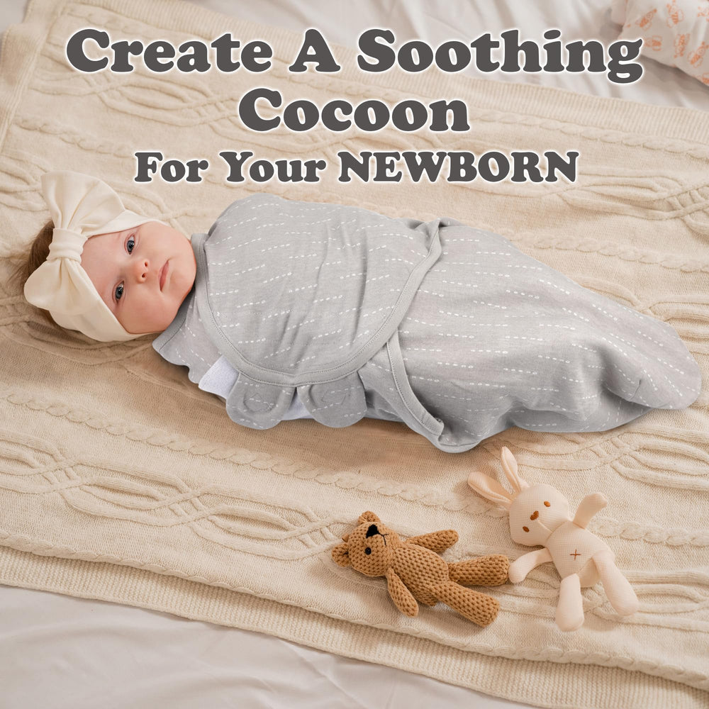 Bublo Baby machine-washable swaddle set ready for daily use.