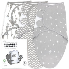 Bublo Baby preemie swaddle Galaxy close-up shows soft organic cotton for gentle skin.
