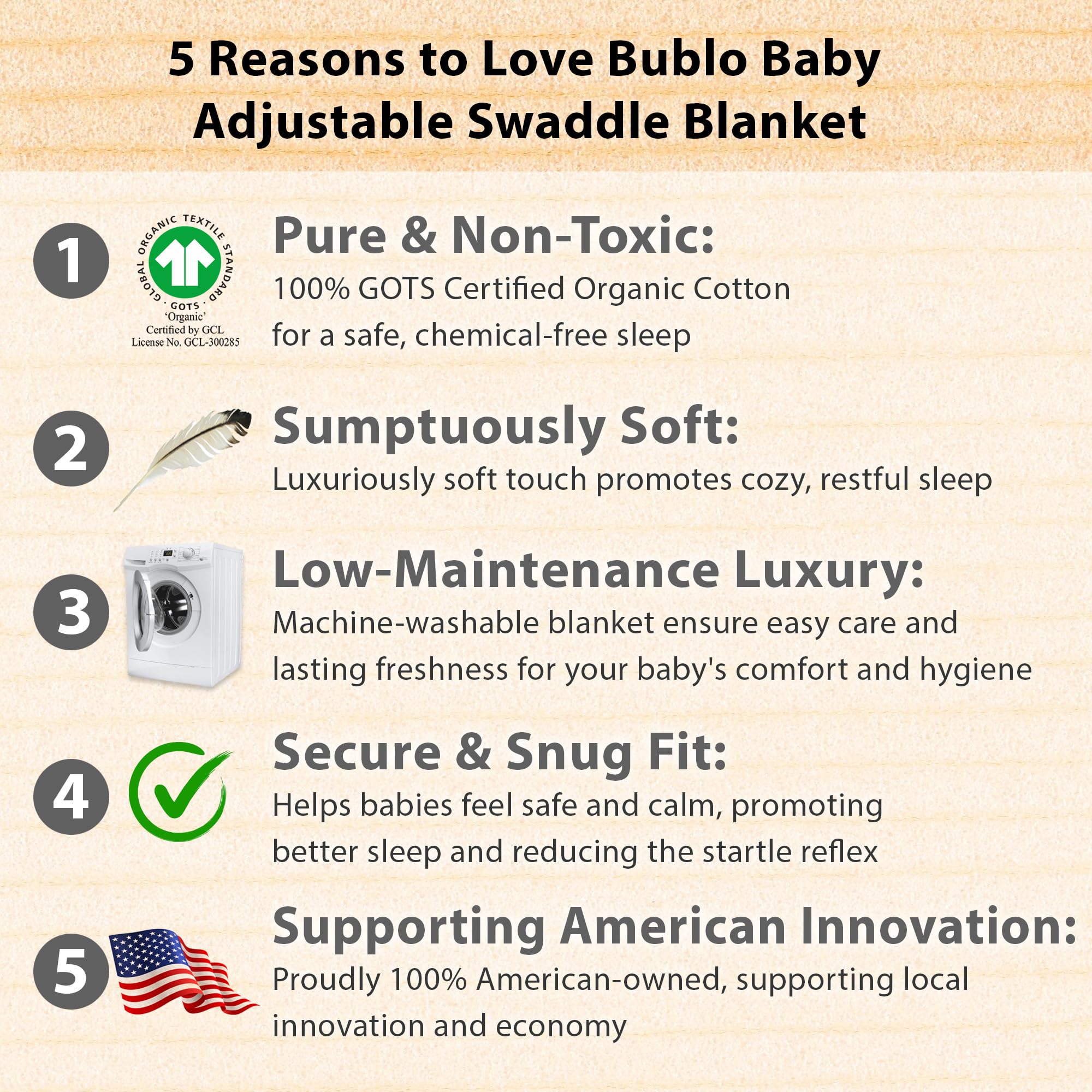 Bublo Baby Coral soft cotton fabric offers breathable comfort.