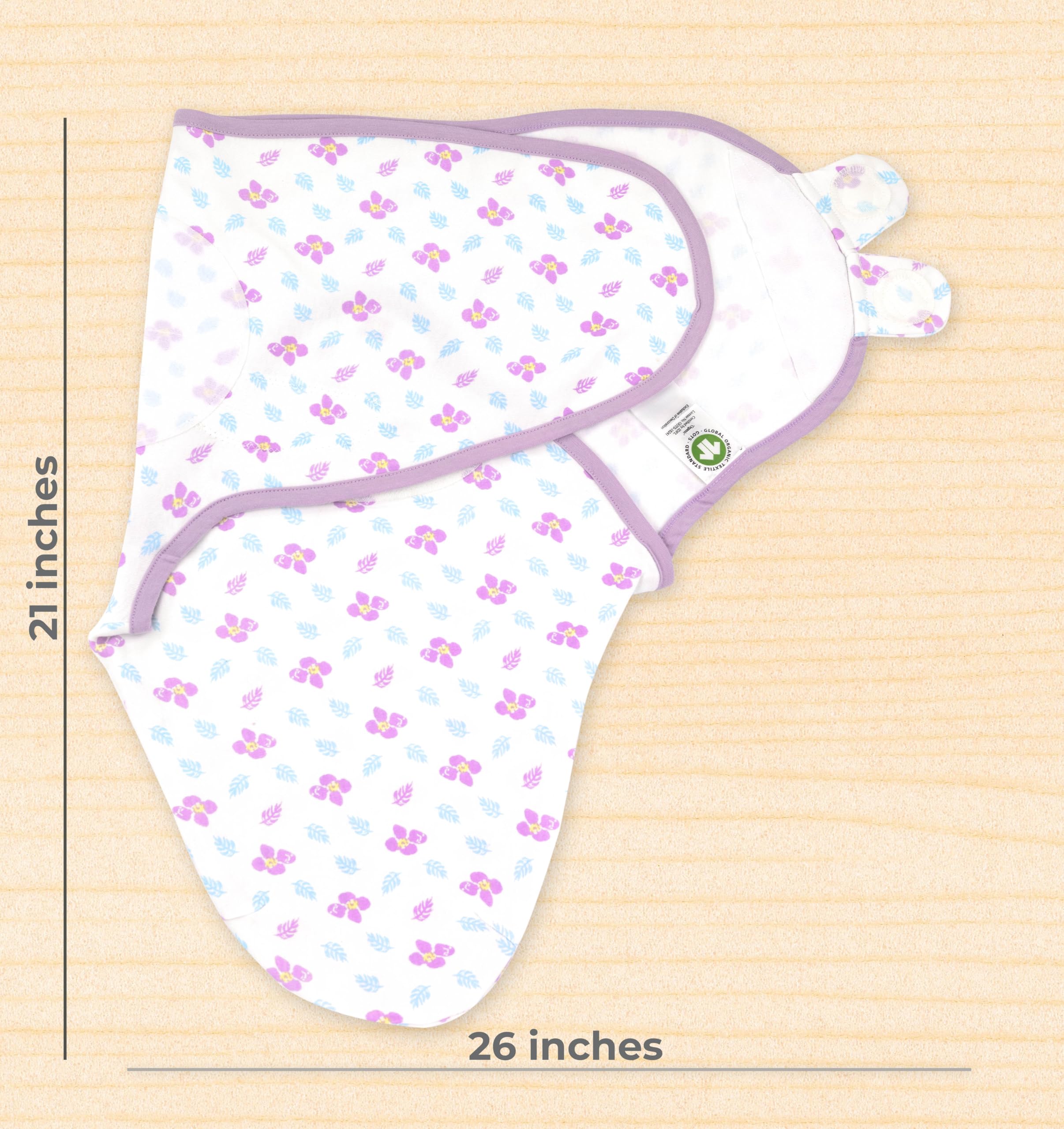 Bublo Baby swaddles gift-set suitable for baby showers.