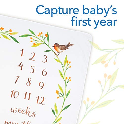 Bubzi Co gift-ready milestone blanket for baby showers and registries