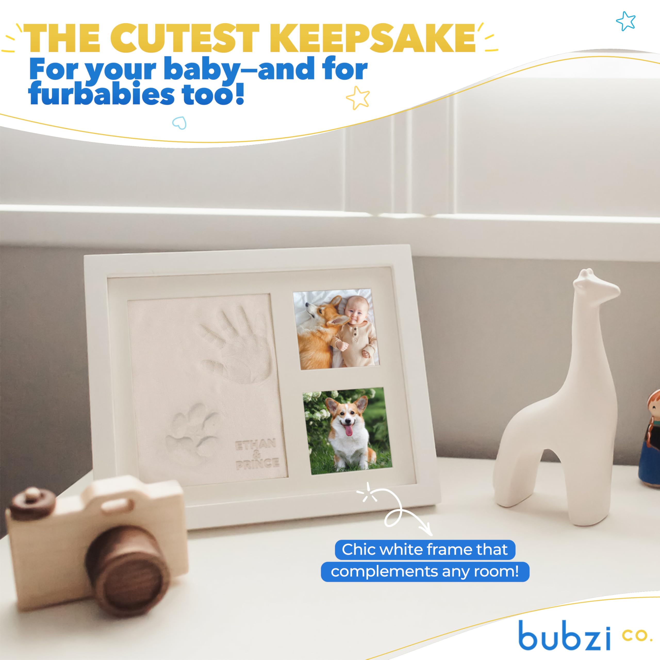 Bubzi Co letter stamps and instructions guide easy keepsake creation