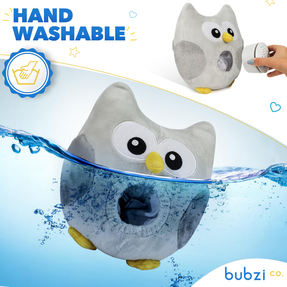 Bubzi Co travel-friendly design with battery operation supports soothing on family trips.