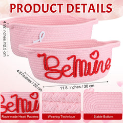 Bucherry pink and red Valentine design adds warmth to celebrations.