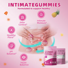 BudLive two-pack vaginal probiotics gummies for convenient daily care