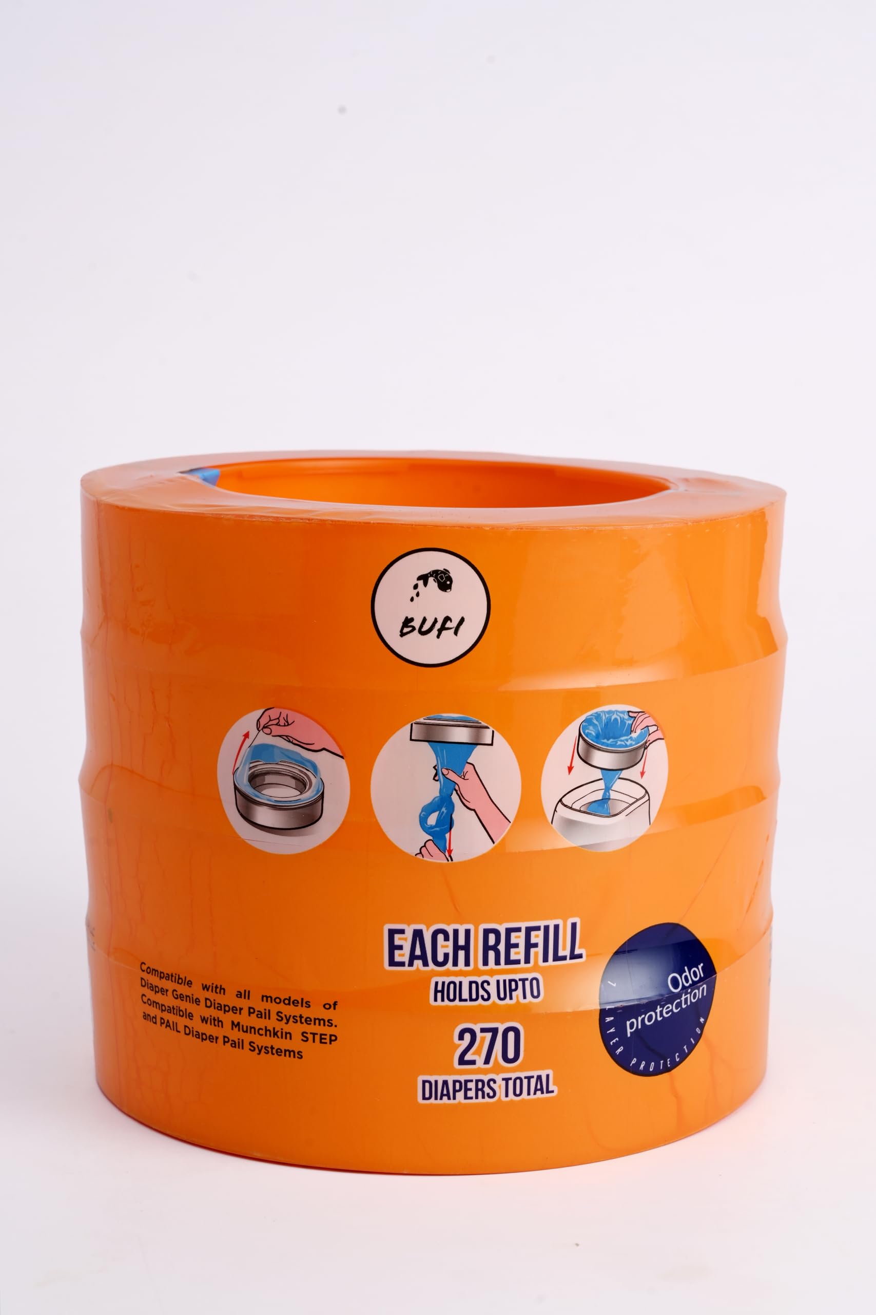 Bufi 7-layer odor blocking tech keeps nursery smelling fresh.