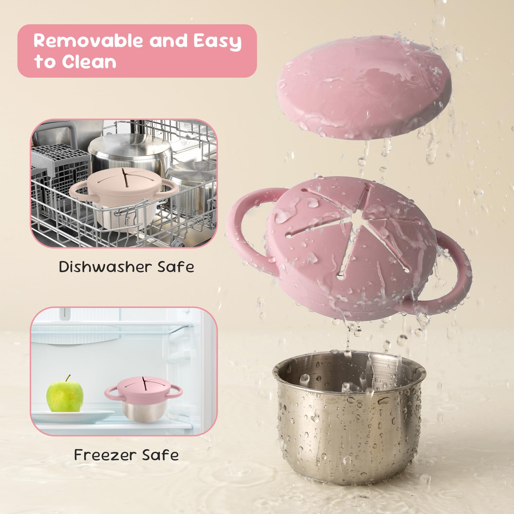Bufilea dual-handles help little fingers grip and carry.
