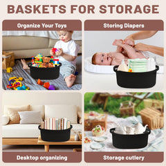 Bufims basket with reinforced handles for easy daily use.