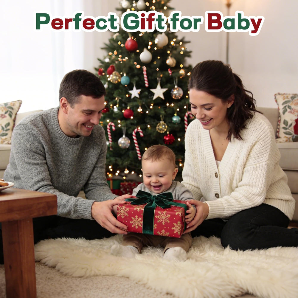 Bufims gift-ready mealtime set in green for new families