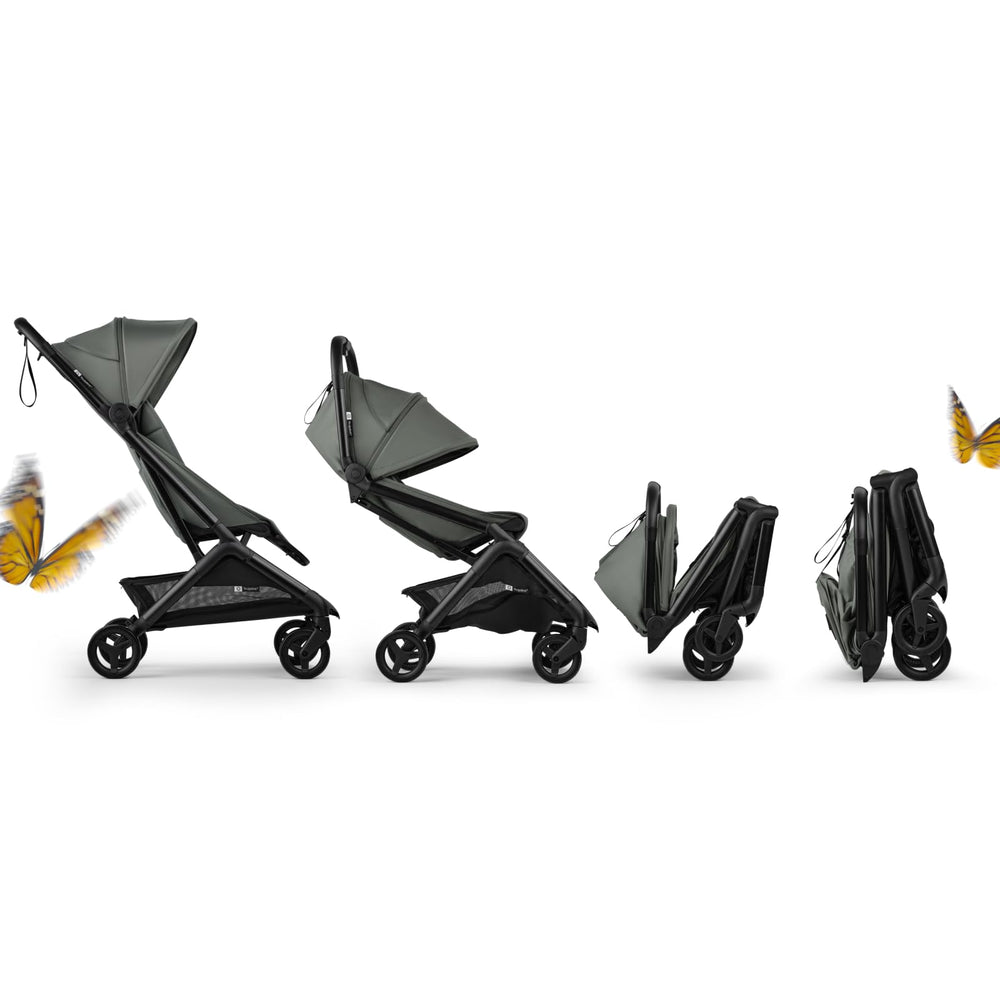 Bugaboo Butterfly 2 adjustable footrest enhances comfort for growing kids.