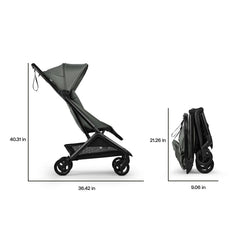 Bugaboo Butterfly 2 IATA-compatible carry-on dimensions for air travel.