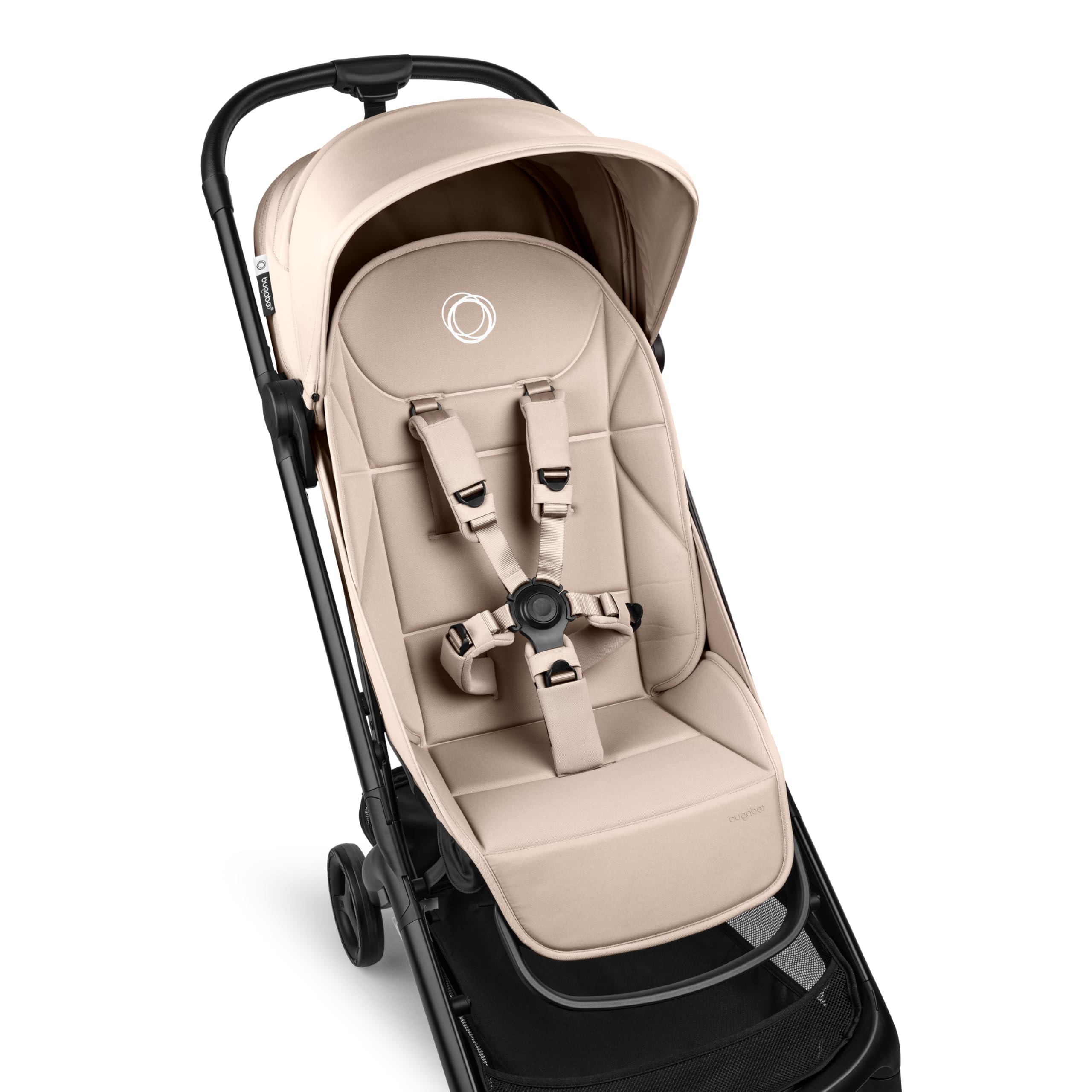 Bugaboo Butterfly 2 bigger wheels and suspension absorb city bumps.
