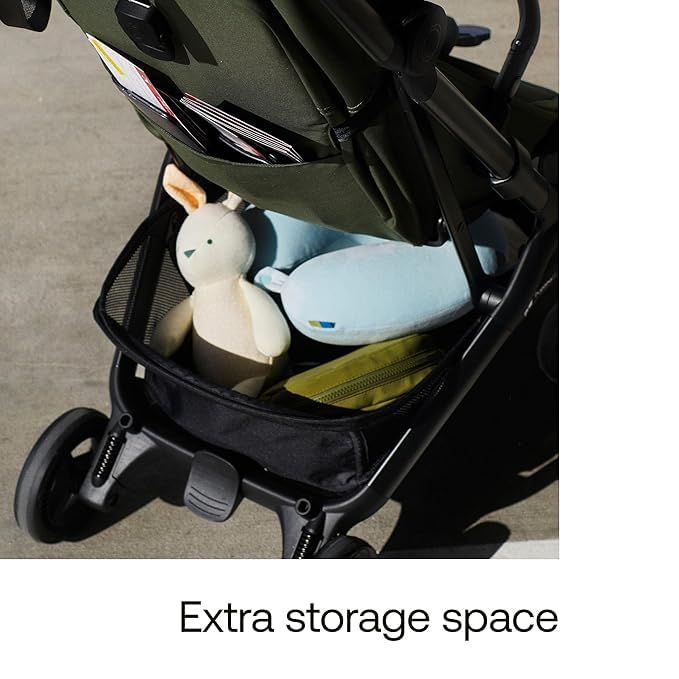 Bugaboo Butterfly 2 adjustable footrest supports growing child.